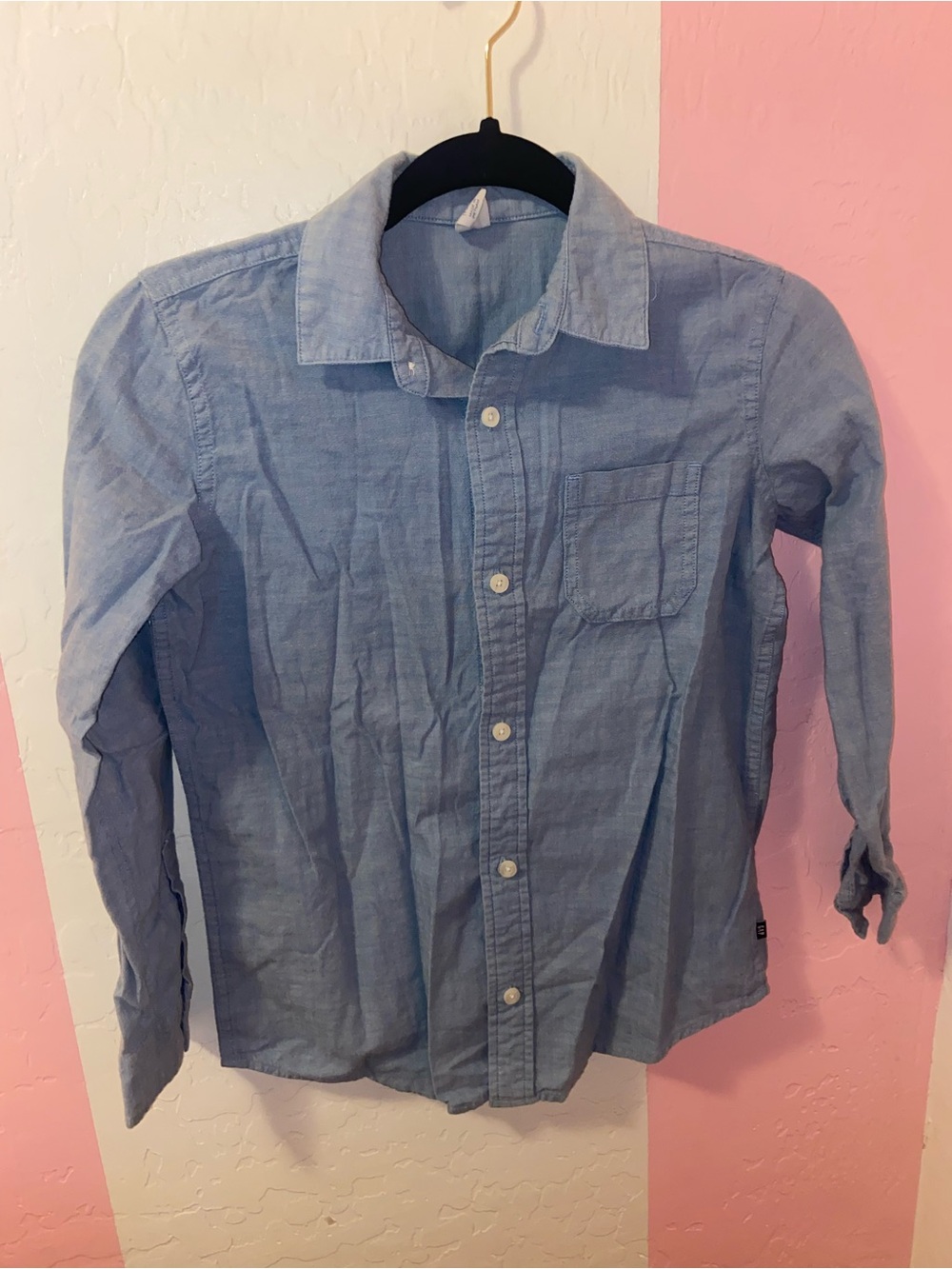 GAP Light Blue kids  Casual Button-Down Shirt
